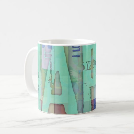 Mug Grosse Fête des pères joyeuse (Devant gauche)