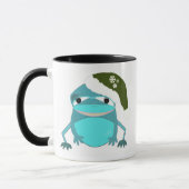 Mug Grosse grenouille de Noël amusante à dire (Gauche)