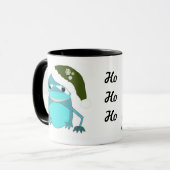 Mug Grosse grenouille de Noël amusante à dire (Devant gauche)