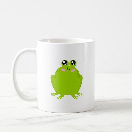 Mug Grosse grenouille mignonne (Gauche)