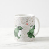 Mug Grosse grenouille Petit crapaud japonais 19e siècl (Devant droit)