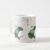 Mug Grosse grenouille Petit crapaud japonais 19e siècl (Devant gauche)