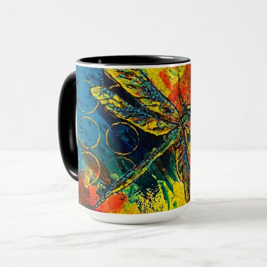 Mug Grosse libellule (Devant gauche)
