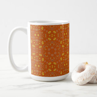 Mug Grosse Musique de design orange et jaune