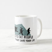 Mug Grosse plaisanterie drôle (Devant droit)