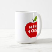 Mug Grosse pomme, New York (Devant droit)