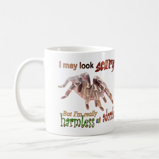 Mug Grosse Tarantula de café sans danger (Gauche)