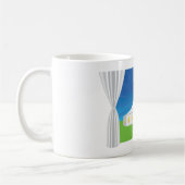 Mug Grosse tente de café blanc (Gauche)