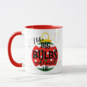 Mug Grosses ampoules amusant Noël vacances Stocker Stu (Gauche)