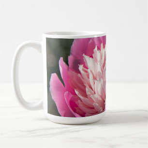 Mug Grosses fleurs de pivoine rose le jour du printemp