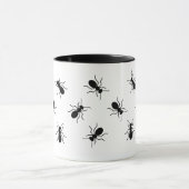 Mug Grosses fourmis noires Entourer Grosse fourmi Noir (Centre)