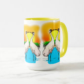 Mug Grosses grues amoureuses (Devant droit)