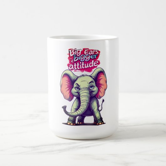 Mug Grosses oreilles, attitude plus grande (Centre)