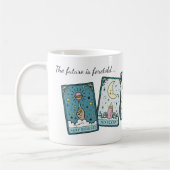 Mug Grossesse de Tarot Révélation de la petite fille p (Gauche)