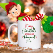 Mug Grossesse drôle Noël