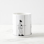 Mug Grossesse Pregnat Femme Simple (Centre)