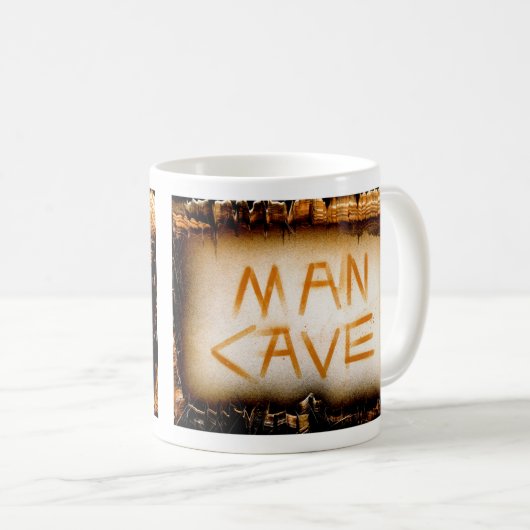 Mug Grotte d'homme ardoise bronzée (Devant droit)