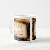 Mug Grotte d'homme ardoise bronzée (Devant gauche)