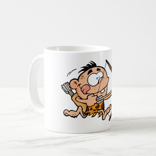 Mug Grotte Garçon Avec Bow Et Flèche (Devant gauche)