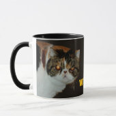 Mug Grouchy Exotic Shorthair “WHAT?” Judgy Cat (Gauche)