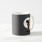 Mug Groundhog Shadow Dinosaur Puppet Happy Groundhog D (Devant droit)