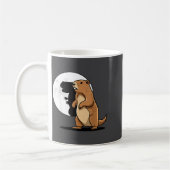 Mug Groundhog Shadow Dinosaur Puppet Happy Groundhog D (Gauche)