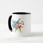 Mug Groupe 4 de la Justice League of America (Devant gauche)