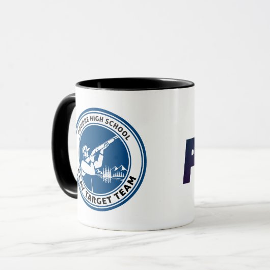 Mug Groupe cible d'argile (Devant gauche)