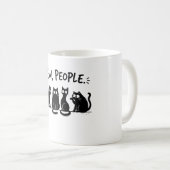Mug Groupe de chats drôles Design de félin mignon (Devant droit)
