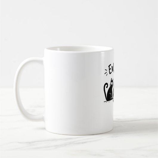 Mug Groupe de chats drôles Design de félin mignon (Gauche)