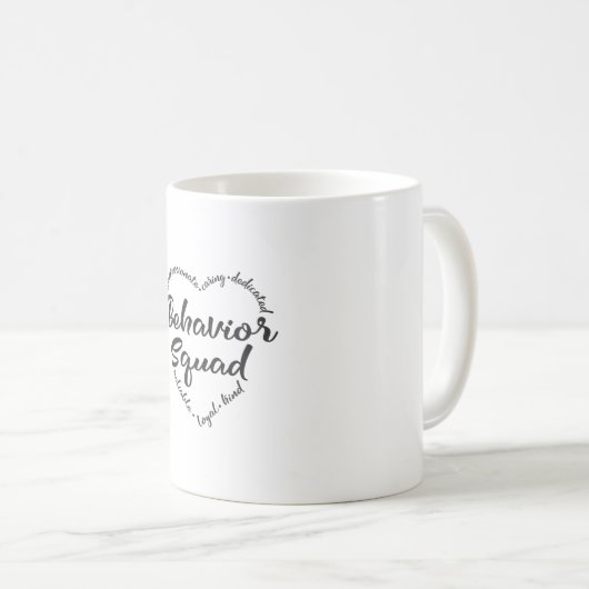 Mug Groupe de comportement, comportement, analyste bcb (Devant droit)