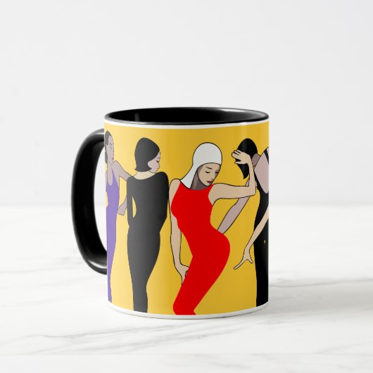 Mug Groupe de danse (Devant gauche)