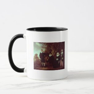 Mug Groupe de famille dans un paysage