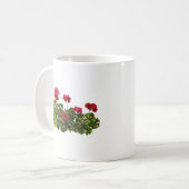 Mug Groupe de géraniums rouges (Devant gauche)