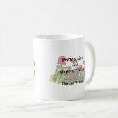 Mug Groupe de géraniums rouges (Devant droit)