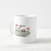 Mug Groupe de géraniums rouges (Devant gauche)