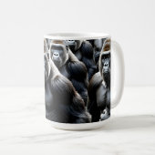 Mug Groupe de gorilles (Devant droit)
