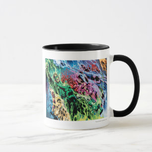 Mug Groupe de lanternes vertes - Couleur