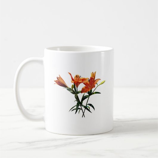 Mug Groupe de Lilies orange (Gauche)