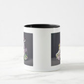 Mug Groupe de Longton Hall, deux putti avec la chèvre, (Centre)