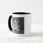Mug Groupe de Longton Hall, deux putti avec la chèvre, (Devant gauche)