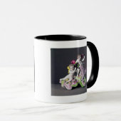 Mug Groupe de Longton Hall, deux putti avec la chèvre, (Devant droit)
