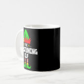 Mug Groupe de lutins interrogateurs Fête de Noël en py (Devant gauche)