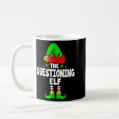 Mug Groupe de lutins interrogateurs Fête de Noël en py (Gauche)