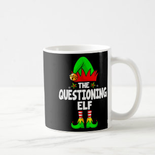 Mug Groupe de lutins interrogateurs Fête de Noël en py