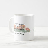 Mug Groupe de Marigolds orange avec pourboires jaunes (Devant gauche)