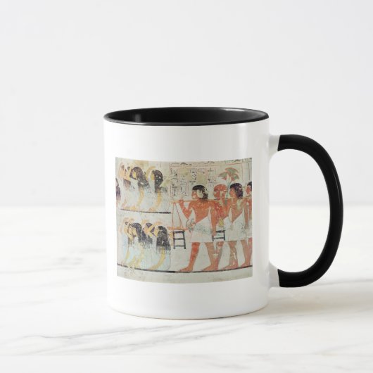 Mug Groupe de personnes en deuil dans la procession (Droite)