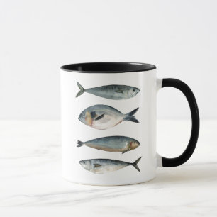 Mug Groupe de quatre poissons