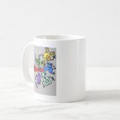 Mug Groupe de robots 4 (Devant gauche)