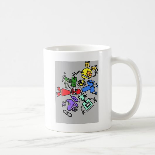 Mug Groupe de robots 4 (Droite)